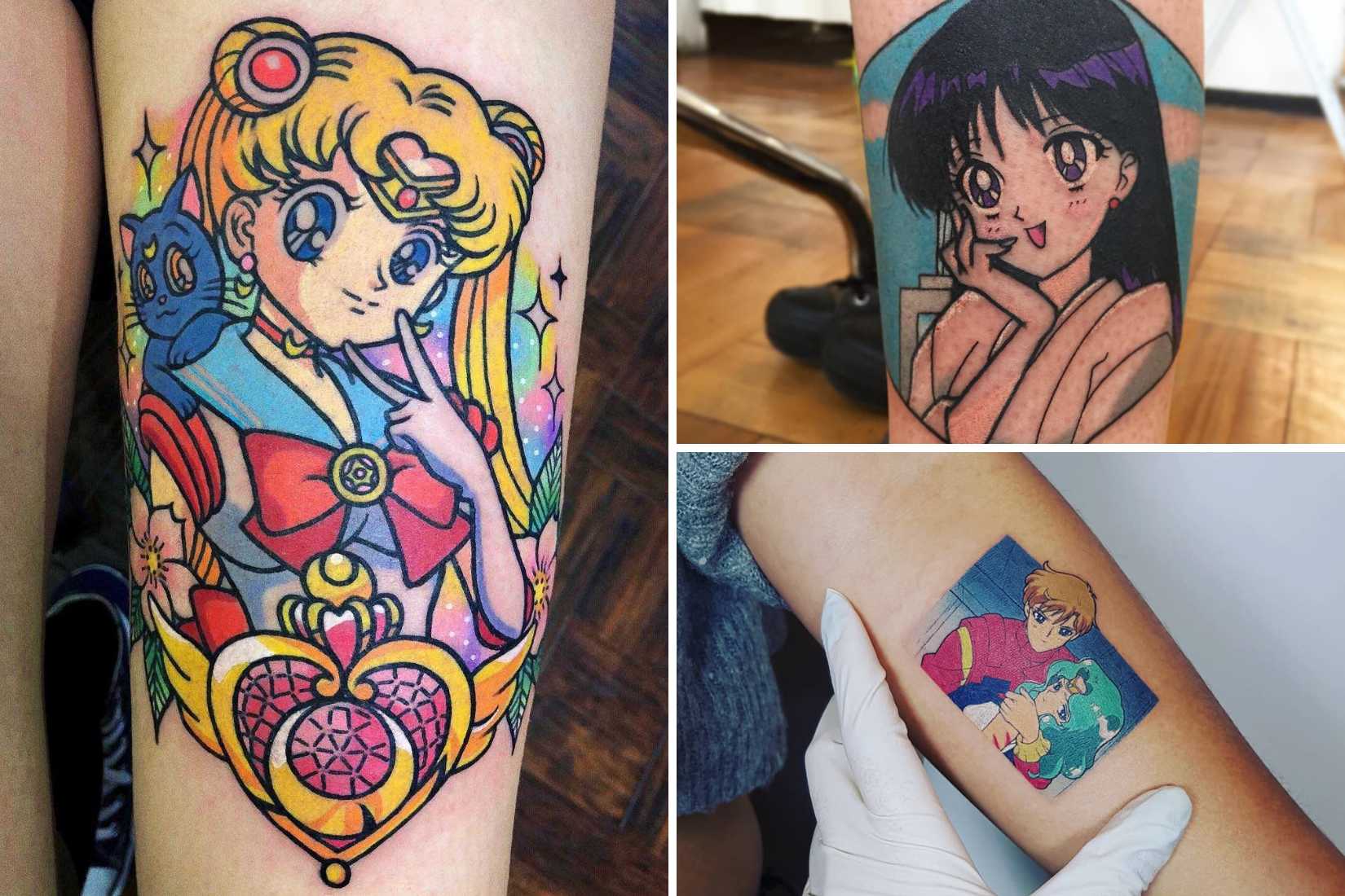 Sailor Moon Tattoos  Haruka X Michiru Thanks so much to Linnea