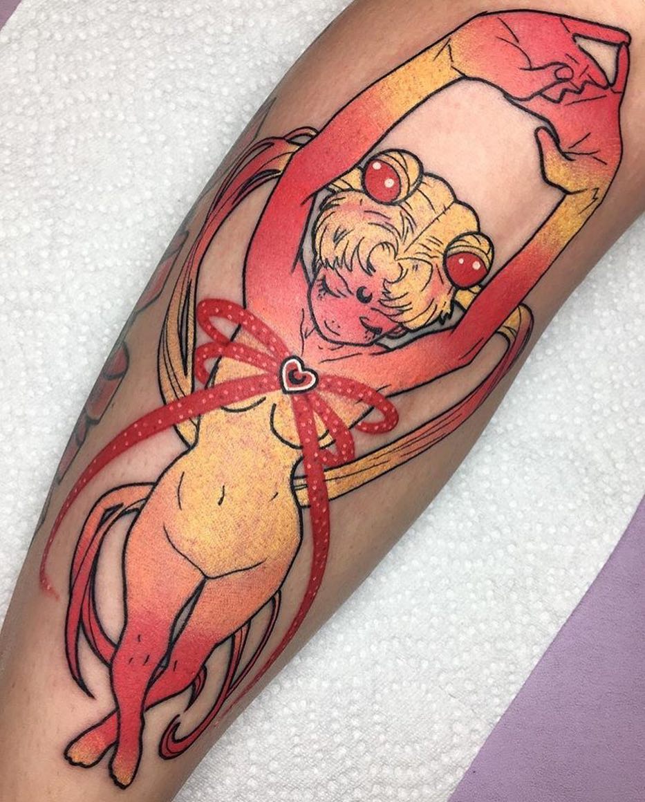 Sailor Moon, anime tattoos, Sailor Moon tattoos, Age Drago tattoo