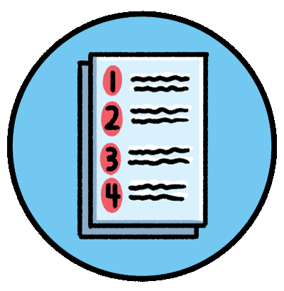 illustration of comprehensive checklist