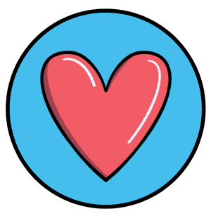 Illustration of a heart to indicate sexual activity