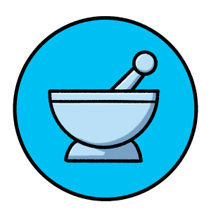 mortar and pestle illustration