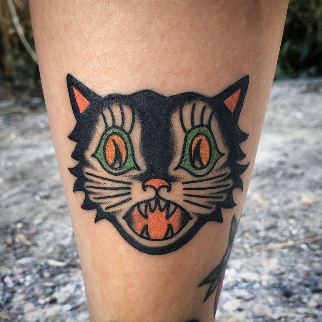 halloween tattoos, halloween themed tattoos, horror tattoos, horror themed tattoos, Jessamyn Pusatory tattoo