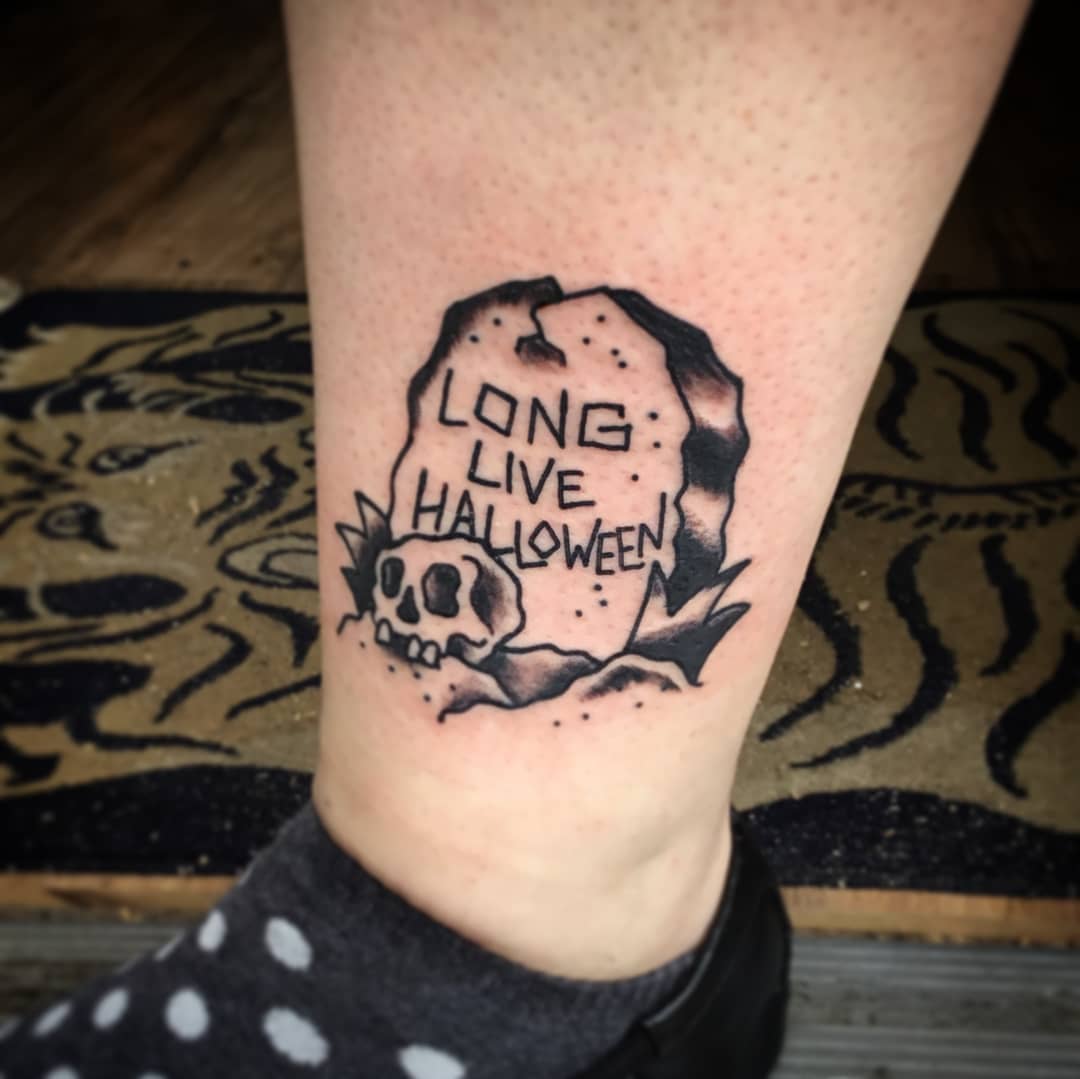 halloween tattoos, halloween themed tattoos, horror tattoos, horror themed tattoos, Michael Ross tattoo