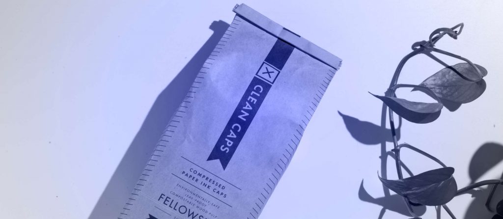 Eco-friendly tattoo technology including Fellowship Clean Caps