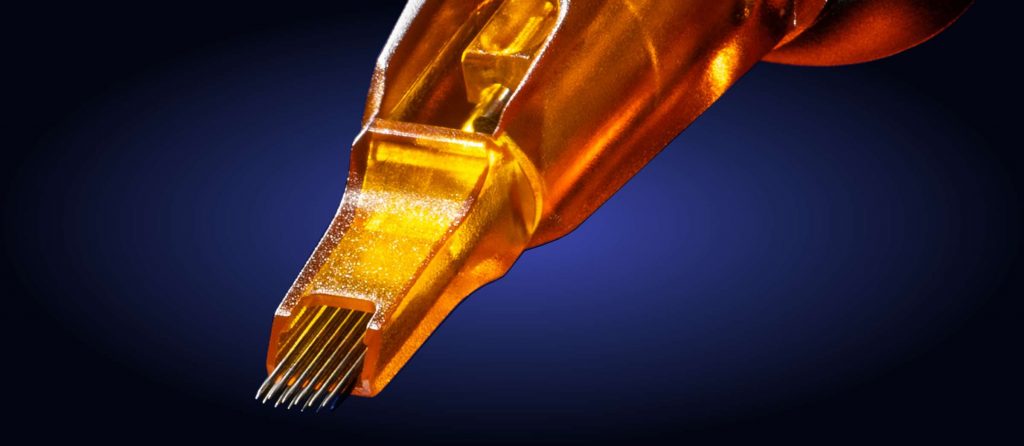 Triton cartridge needles by Peak featuring US-patented tattoo technology