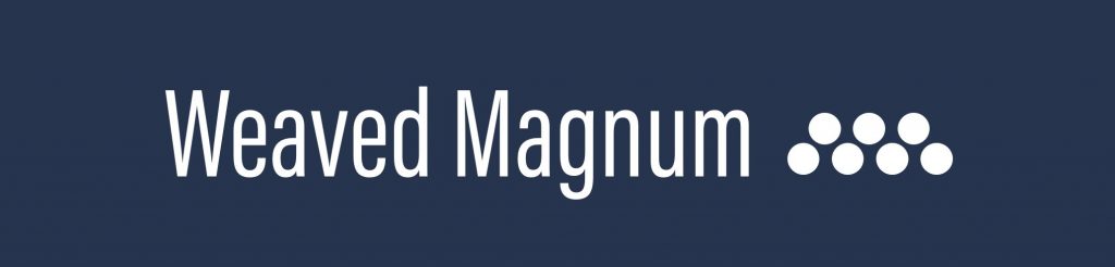 Illustration of weaved magnum needle configuration