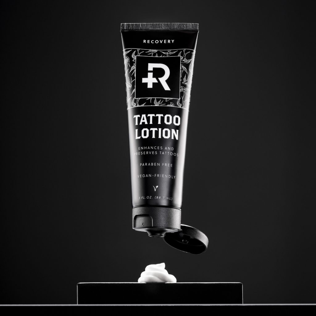 Bottle of Tattoo Lotion by Recovery