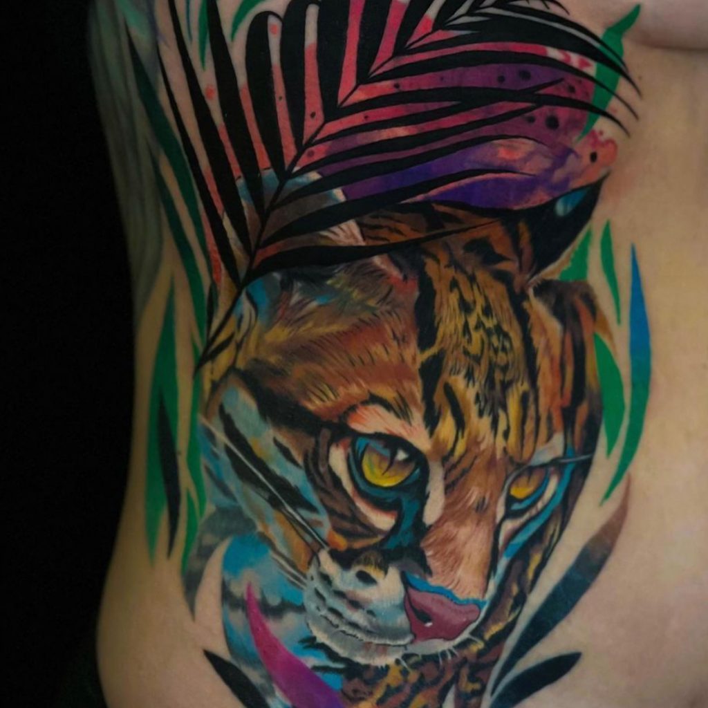 Wildlife tattoo by Bret Bloom @