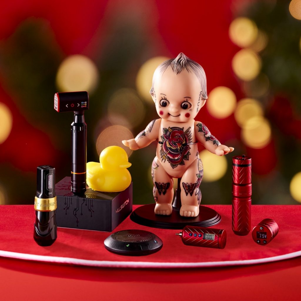 Tattooable Cutie Doll and other top-selling tattoo machines