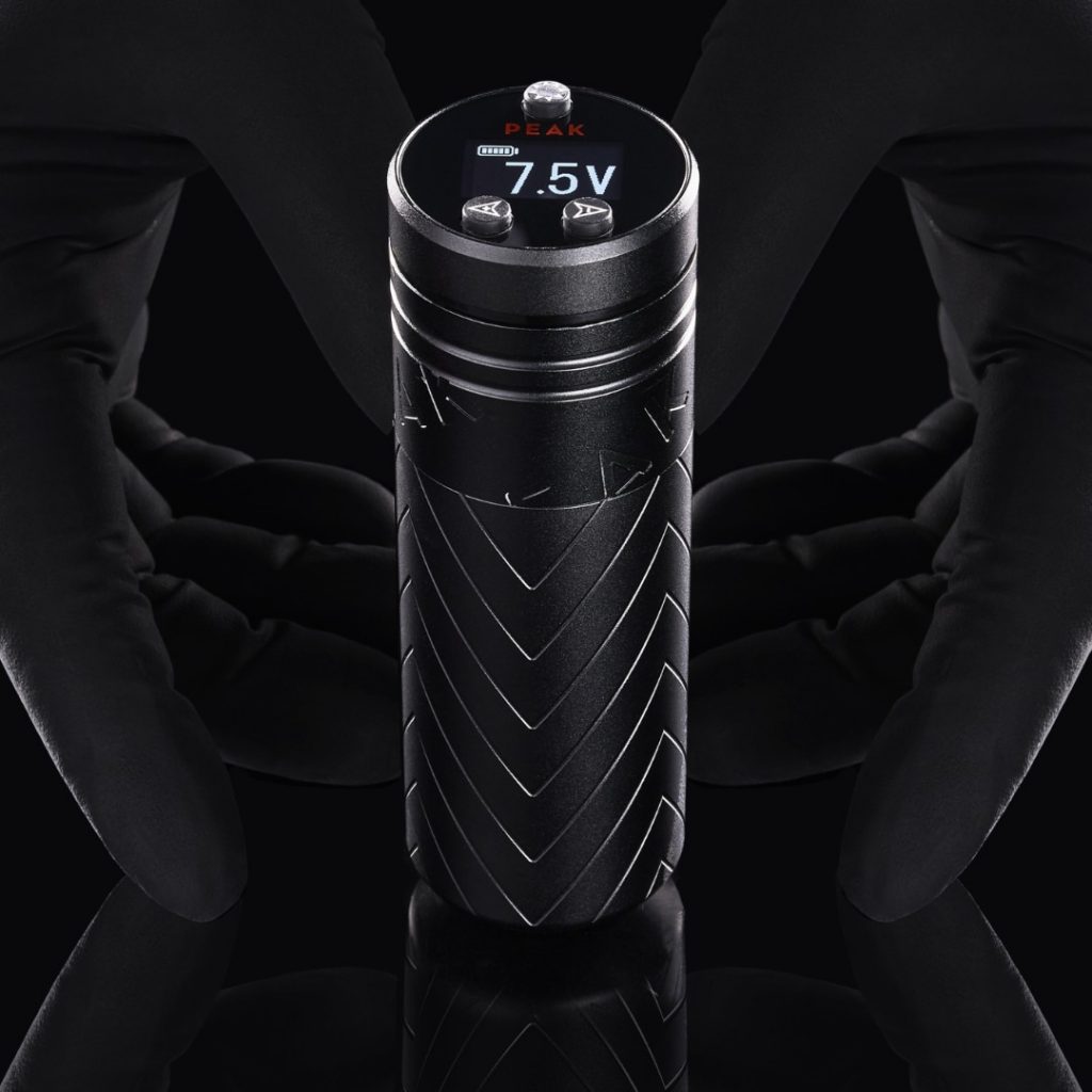 Peak Solice Mini machine on a black background